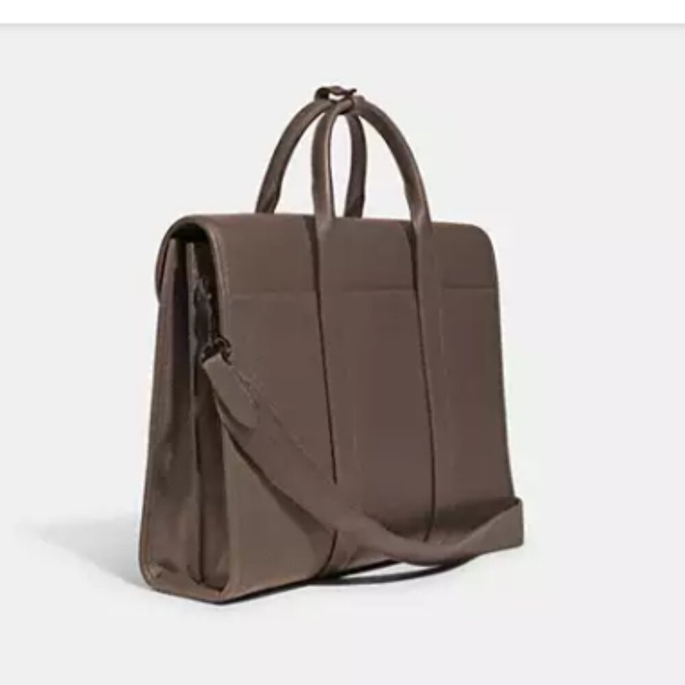 NWT Coach man Gotham Portfolio /briefcase Bag fits 15-16” laptops C5318 - Picture 8 of 11